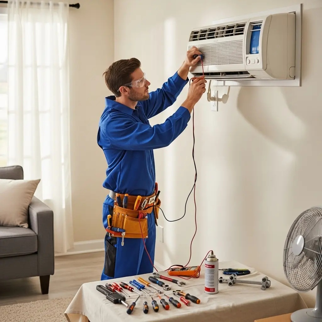 Keçiören Sharp Sharp klima gaz dolumu ve bakım – Enerji verimliliği artırıldı. - Teknik servis örneği